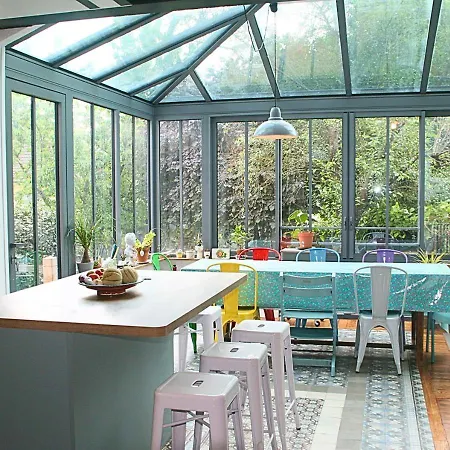 Maison Confort Proche Disneyland Avec Jardin, Bbq & Parking Prive Esbly
